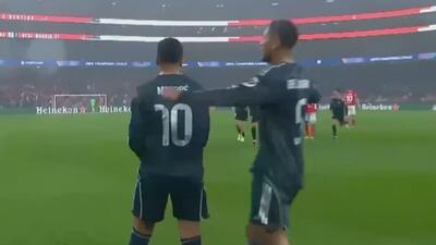 گل اول رئال مادرید به بنفیکا توسط امباپه