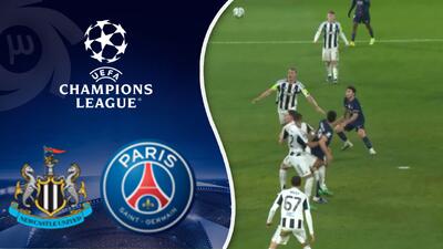 خلاصه بازی پاری سن ژرمن 1 - نیوکسل 1