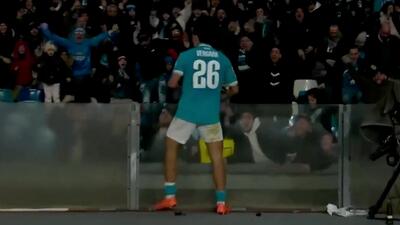 گل اول ناپولی به چلسی (ورگارا)