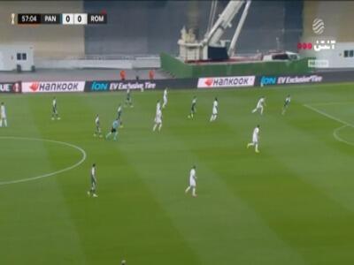 گل اول پاناتینایکوس به رم