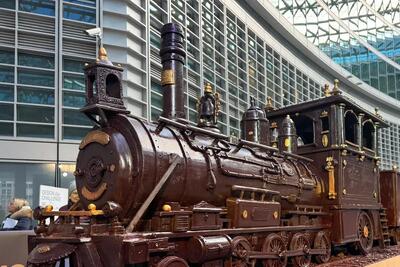  قطار شکلاتی ۵۵ متری در گینس ثبت شد