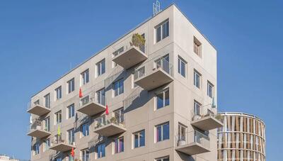  ساده اما زیبا؛ معماری اثرگذار یک ساختمان اداری در وین (+عکس)