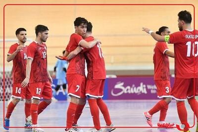  دومین برد فوتسال ایران در جام ملت‌های آسیا