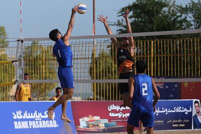 استقلال قهرمان  لیگ برتر والیبال ساحلی درهفته ششم  