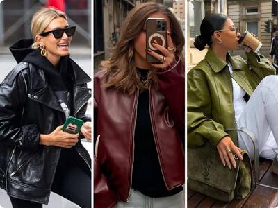 زمستان امسال کت کوتاه چرم را اینطوری ست کنید؛ 12 ایده که به کارتان می‌آیند - چی بپوشم