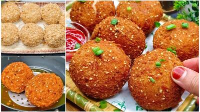  طرز تهیه چیکن بالز پنیری غذای مناسب ماه رمضان / مقوی و آسان