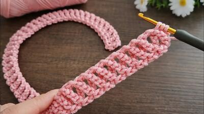  آموزش ساخت دسته کیف با نخ مکرومه در ۲ دقیقه