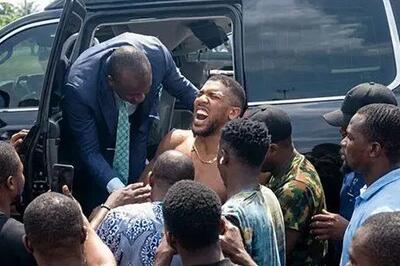 بغض آنتونی جاشوا شکست