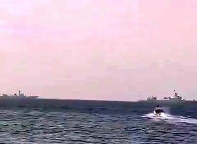 ببینید| ناوشکن‌‌های چین به سمت آب‌های ایران حرکت کردند