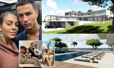قصر ۲۱.۶ میلیون پوندی رونالدو در پرتغال؛ زندگی پادشاهی CR7  +عکس