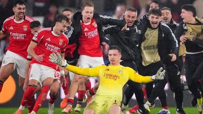 گل دروازه بان بنفیکا به رئال بهترین گل هفته پایانی مرحله گروهی لیگ قهرمانان اروپا