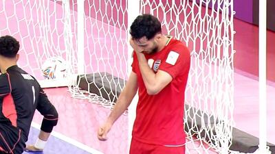 گل اول تیم ملی فوتسال ایران به عربستان (امیرحسین غلامی)