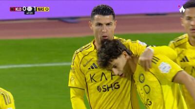 گل اول النصر به الخلود (کریستیانو رونالدو)