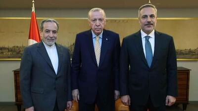 تصاویر دیدار عراقچی با اردوغان | سلام گرم اردوغان برای رهبر انقلاب