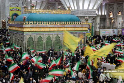 گردهمایی نوجوانان آرمانی لشکر قدس در مرقد امام (ره)