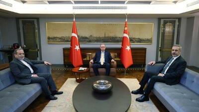 دیدار عراقچی با اردوغان