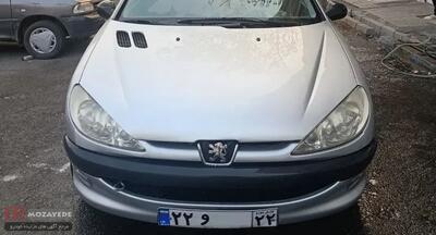 اسم نویسی حراجی داغ 150/000/000 تومانی خودرو پژو 206 مدل : 1382 (اداره دولتی کشور)