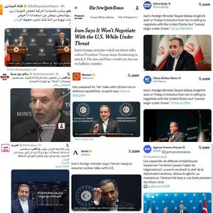  واکنش گسترده رسانه‌های جهان به سخنان عراقچی در ترکیه + عکس