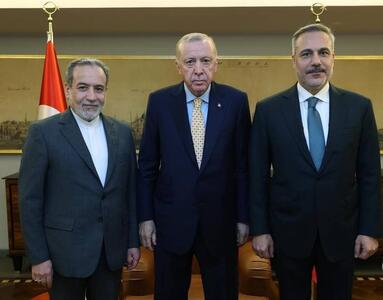  ببینید | اولین تصاویر از دیدار عراقچی با اردوغان در ترکیه