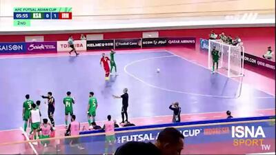 گل دوم ایران به عربستان توسط باقر محمدی/ عربستان ۰ - ۲ ایران