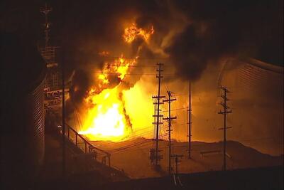 انفجار و آتش سوزی در بزرگ ترین پالایشگاه ترکیه