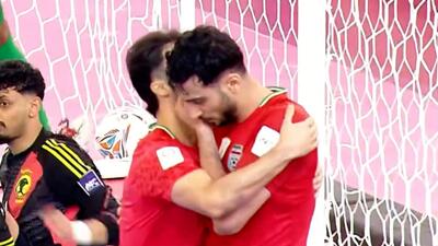 گل اول ایران به عربستان توسط غلامی