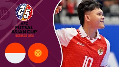  خلاصه فوتسال قرقیزستان 3 - اندونزی 5