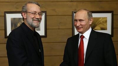 خبرگزاری دولتی روسیه: پوتین با لاریجانی دیدار کرده است