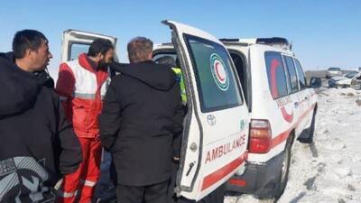 عملیات امدادی هلال احمر در ۱۴ استان کشور همزمان با بارش برف و باران