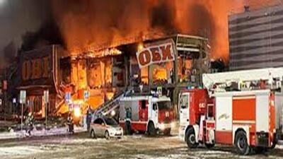  آتش‌سوزی گسترده فروشگاهی در تایوان + فیلم