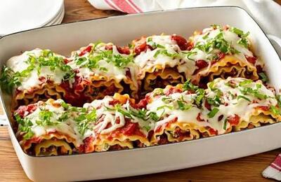  طرز تهیه لازانیا رولی در تابه