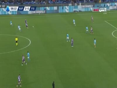 گل اول فیورنتینا به ناپولی توسط سولومون