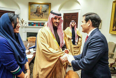 وزیر دفاع عربستان در آمریکا چه می‌کند؟