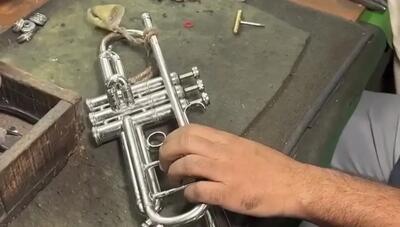 مراحل ساخت ترومپت در هند (فیلم)