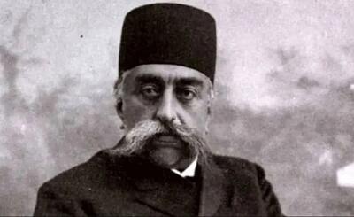 «مظفرالدین میرزا» و عده‌ای از صاحب منصبان دربار (عکس)