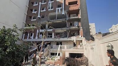 تصاویری دیگر از محل حادثه انفجار در بندرعباس