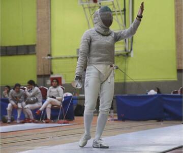 کاپ جهانی شمشیربازی گرجستان؛ صعود آیسان گنجی به مرحله حذفی