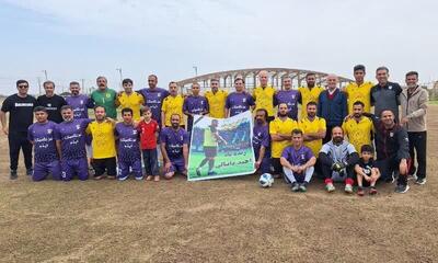  بُرد پُرگل تیم ستارگان فوتبال خوزستان در دیدار یادبود احمد دانیالی