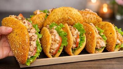  طرز تهیه ساندویچ مرغ ترد خانگی با سس مخصوص