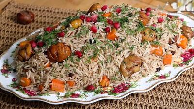  طرز تهیه شاه بلوط پلو / یک غذای فراموش شده زمستانی و پرخاصیت