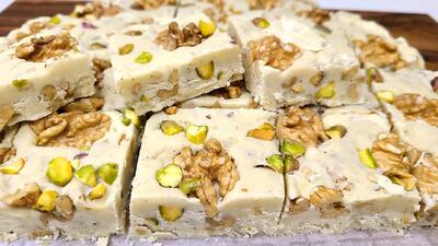  طرز تهیه شیر پیره افغانی / شیرینی خوشمزه و آسان