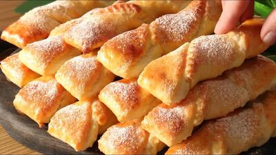 طرز تهیه شیرینی پنیری نرم و ذوب شدنی در دهان / در ۱۰ دقیقه آماده می شود!