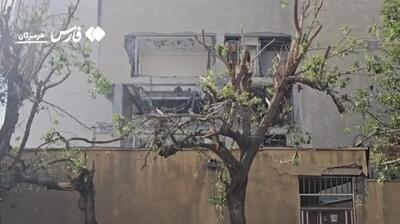 تصاویری از محل حادثه انفجار در بندرعباس