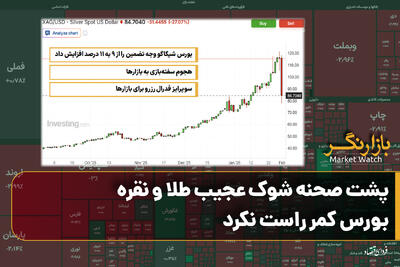 پشت صحنه شوک عجیب طلا و نقره؛ بورس کمر راست نکرد