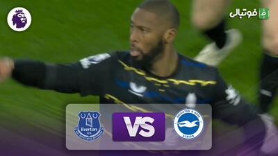 خلاصه بازی برایتون 1-1 اورتون