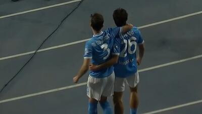 گل اول ناپولی به فیورنتینا (آنتونیو ورگارا)