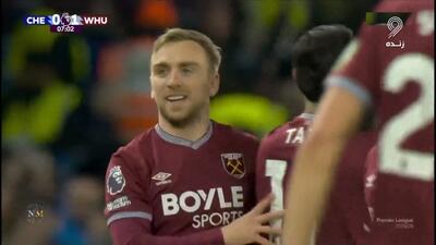 گل اول وستهام به چلسی (بوون)