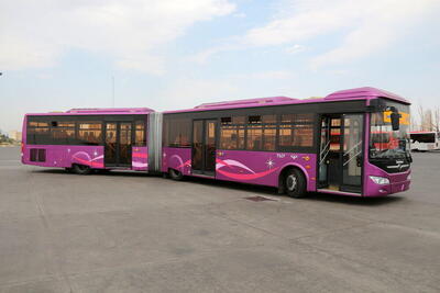 ورود ۱۵ اتوبوس دوکابین جدید به ناوگان حمل‌ونقل عمومی تهران