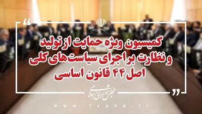  بررسی شور دوم طرح اصلاح قانون تأمین مالی تولید در کمیسیون ویژه حمایت از تولید