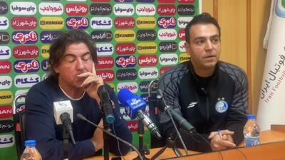 ساپینتو: بازی با پیکان همیشه برای استقلال سخت است (ویدیو)